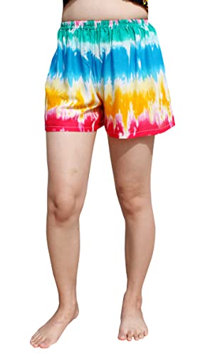 Full Funk Rayon Boxer Shorts Light and Silky Elephants Pattern PJs Pijama Bottoms