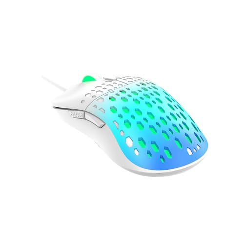 Image of Aula S11 Pro Wired Mouse | RGB Backlit with 3600 DPI | USB Wired RGB Mouse with Side Buttons | Mouse for Laptop /Desktop | Blue