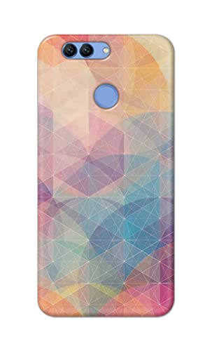 Image of PRINTFIDAA Printed Hard Back Cover Case for Huawei Nova 2 Plus | Huawei Nova 2+ Back Cover (Crumpled Paper Design) -1803