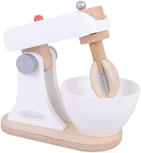 MaMaMeMo Kitchen mixer wood 20 x 10.5 x 18 cm white
