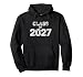 Class of 2027 | Senior 2027 Graduation Vintage School Spirit Pullover Hoodie