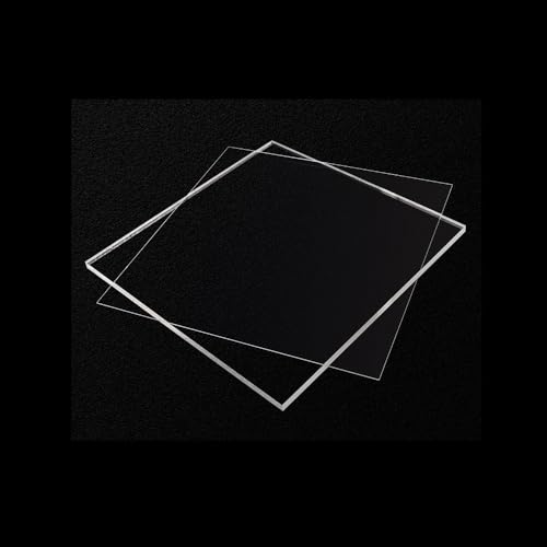 3 Piezas 297mmx210mmx0.8mm Metacrilato Transparente, Hojas de Acrílico Transparente, Plancha Acrílico Lámina de Plástico
