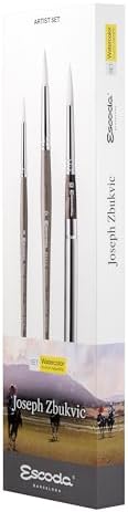 Global Art Materials Escoda Joseph Zbukvic Watercolor Brush Set No.1
