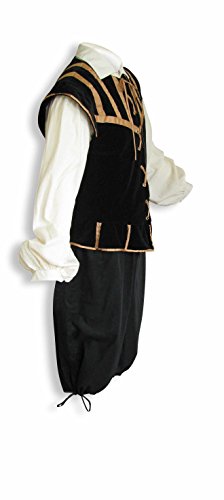 Artemisia Designs Renaissance Doublet For Men, 3 Pc Costume, Game Of Thrones, Ren Faire, Mens Got Cosplay Custom Wedding Regular Plus Size Black #TOP2