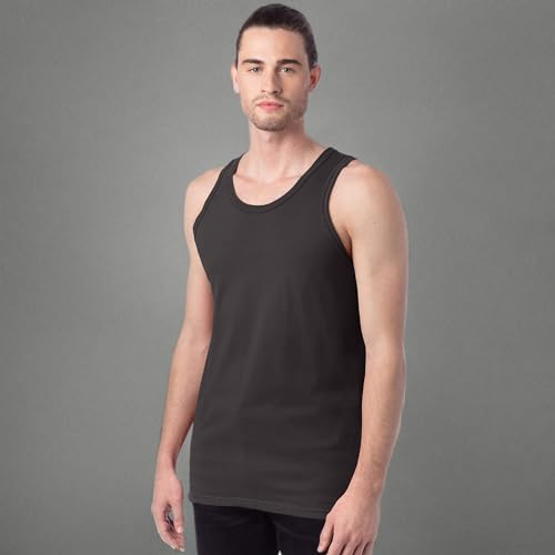 Image of Hanes Men's Originals Garment Dyed Tank, 100% Cotton Tanks For Men, Sleeveless Cotton Shirts