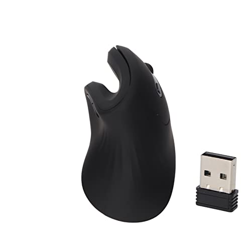 ZenithAur Ratón Ergonómico con Seguimiento Óptico, 800/1200 / 2400/3200 dpi Ajustable, Diseño Vertical de 60 Grados, un Ratón Vertical para Sistemas/OS