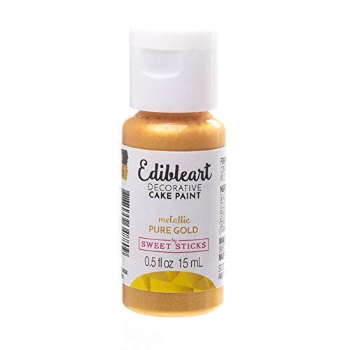 Sweet Sticks Edible Art Decorative Paint Pure Gold