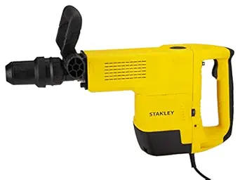 STANLEY STHM10K Demolition Hammer with Kitbox 7 Chisel Designed For Total Demolition 1600W 10Kg SDS-Max