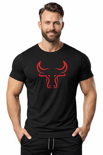 Image of 3Colours RGB Active Fit T-Shirt - Lightweight Polyester Sportswear-Bull