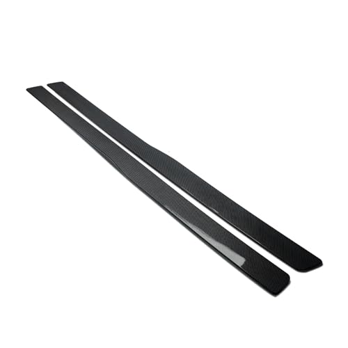 Faldones laterales para M3 F80 con acabado tipo fibra de carbono premium
