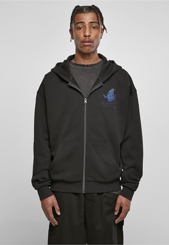 Mister Tee Hoody Grid Head Butterfly pull molleton large coton imprimé