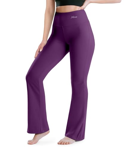NirLUX Bootcut Yoga Pants - Soft Leggings for Women Regular & Plus Size Womens Leggings Tummy Control for Gym & Yoga (16 28