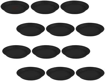 Vinayaka Agro Planter Bottom Plate/Tray/Saucer Base Plate/Tray for Flower Pots-Black (8 inch, 12) (B09VHWQ5PT) Amazon Price History, Amazon Price Tracker