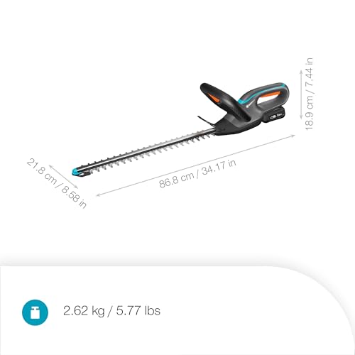 Taille haie sans fil GARDENA EasyCut 4518V P4A Ready To Use Set 18 V Li‑Ion Lame 45 cm - vue 8