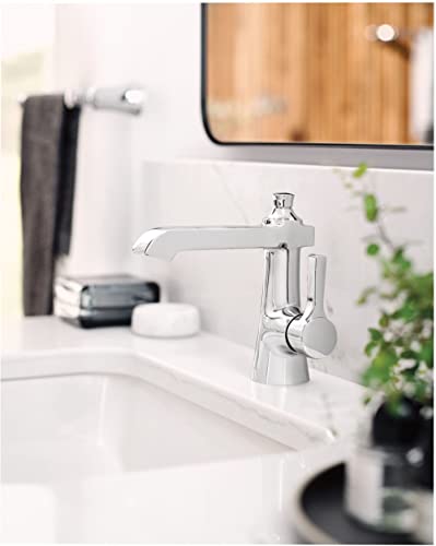 Moen S6981Ew Flara Motionsense Wave Touchless Single Handle Bathroom Sink Faucet, Chrome #TOP1