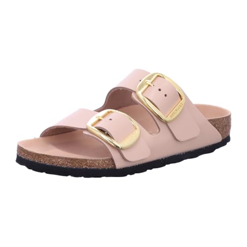 Birkenstock Arizona Big Buckle Gracef. Pearl White, Birko Flor, Unisex Adult PIANELLE, beige, 6