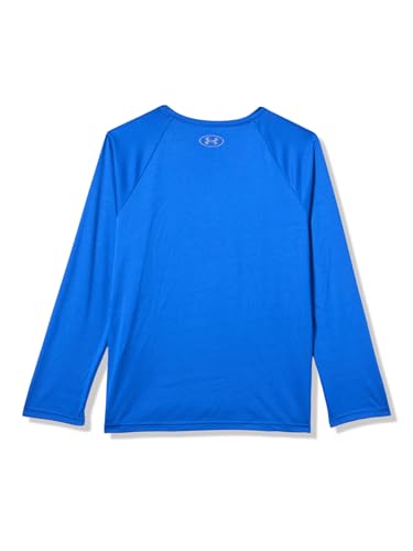 Under Armour Boys' Tech Big Logo Long Sleeve T-Shirt, (400) Royal / / Castlerock, Medium Plus3