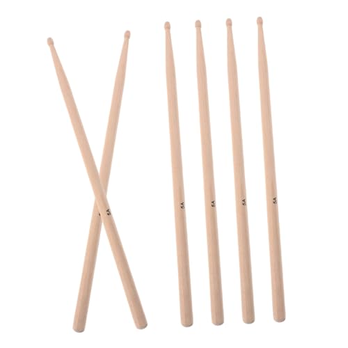 3 pares de baquetas de arce para adultos, versátiles con punta de madera, para baterías electrónicas, jazz y actuaciones, cómodas para todos los niveles de habilidad miniatura 1