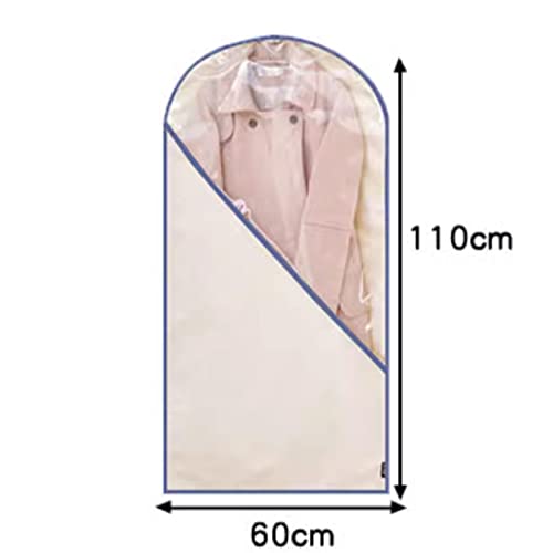 Storage Bags for Clothes,Garment Bags for Hanging Clothes Made of High-transparent TPU Cotton Canvas Soft Texture Breathable and Odorless Waterproof and Dustproof3