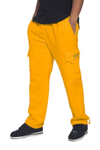 Men's Heavyweight Fleece Cargo Sweatpants2