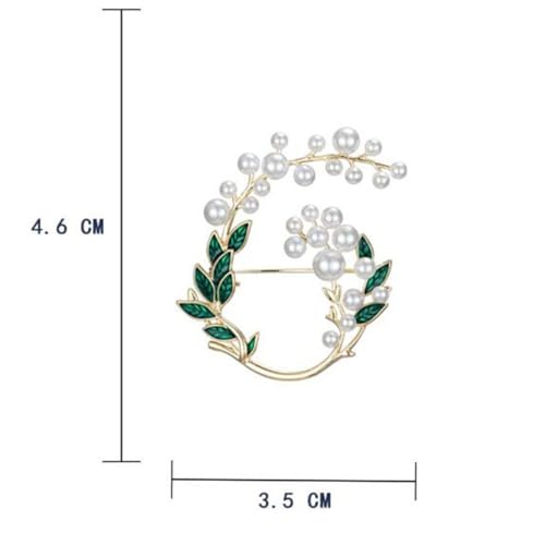 Broche manteau pull vêtements fixes accessoire décoration fleur - 4