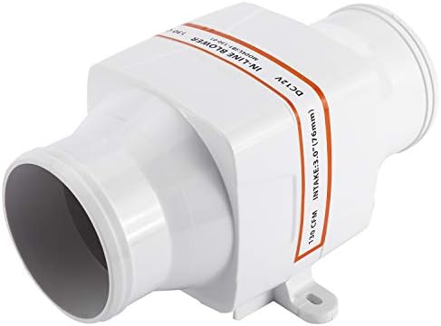 Yaegoo Marine Boat 3" in-Line Bilge Air Blower DC 12V 130 CFM