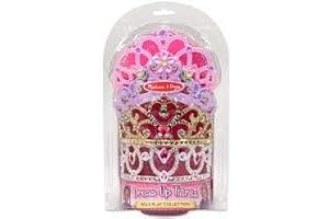 Melissa & Doug Dress-Up Crowns & Tiaras Set with Accessories for Pretend Play Fun