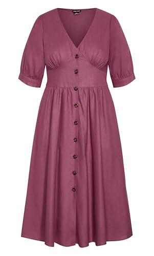 Image of City Chic Women's Plus Size Sunset Stroll Dress