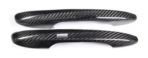 車外ドアハンドルカバー 用 C E S GLC GLEクラス W205 W213 X253 W222 C292 W167 W177 RHD リアルカーボンファイバー 車外装ドアハンドルグラブカバートリムステッカースタイリング(A)