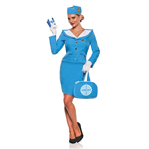 UNDERWRAPS Costumes Officially Licensed PAN AM® Stewardess - Licensed PAN AM® Stewardess Dress,...