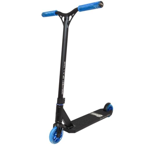 NKD Patinete de Stunt - Goat | Rodamientos de alto rendimiento ABEC-9 | Manillar giratorio de 360° para el Freestyle | Aleación de aluminio 6061 Durable