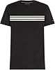 Tommy Hilfiger Men’s Central Chest Stripe Short Sleeve Cotton T-Shirt, Black (Black), 3XL #4