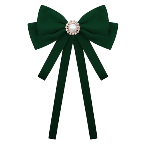 Image of LJBFNN Bow Ties for Women, Adjustable Pre Tied Bow Tie Solid Color Ribbon Bowtie for Girls Ladies Party Daily Cosplay School