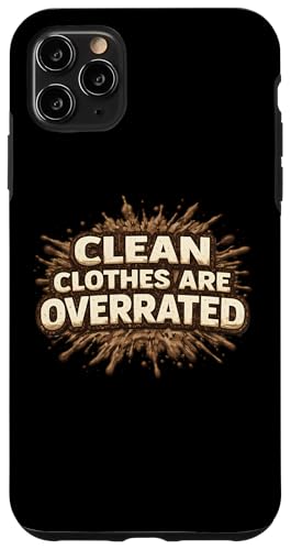 Clean Clothes Are Overrated�_�[�g�o�C�N�o�C�NBMX���C�_�[ �X�}�z�P�[�X iPhone 11 Pro Max �p