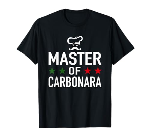 Meister von Carbonara - Spaghetti Carbonara Italien Kochkoch T-Shirt