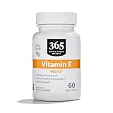 365 by Whole Foods Market, Vitamin E 400 IU with Mixed Tocopherols, 60 Count