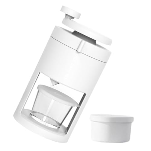 GAROZATION Manual Ice Crusher Machine Shaved Ice Smoothie Maker Countertop Ice Maker Ice Mold Easy Hand-cranked Ice Shaver for Home Use