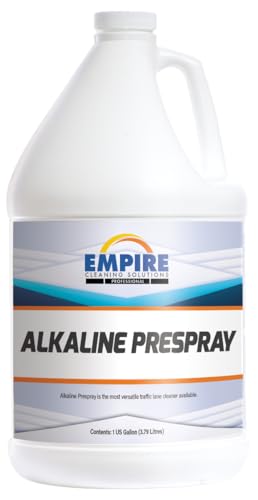 Empire Cleaning Solutions Alkaline Pre-Spray, Free Rinse Traffic Lane Preconditioner, Carpet Cleaning, 1 Gallon
