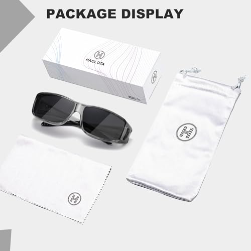 Image of HAOLOTA Night Vision Driving Over Glasses, Polarized Nighttime Glasses Men Women Anti Glare Yellow Tinted Lens