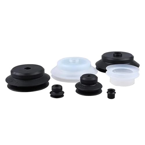 Ventouse en silicone PJG double couche 35mm noire haute résistance pour robotique