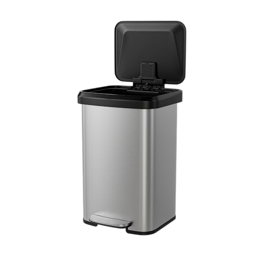 LIFEZEAL Cubo de Basura Rectangular 50L