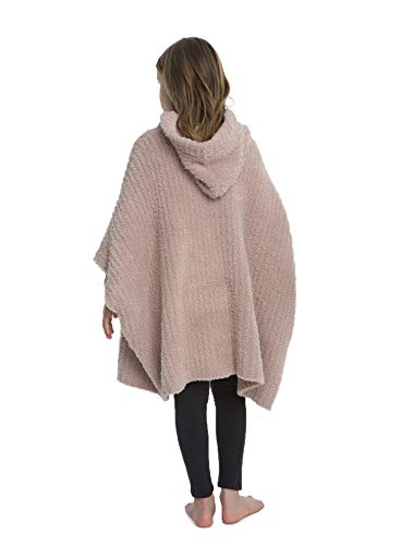 Barefoot Dreams CozyChic Youth Ribbed Cozy Poncho, Kids Poncho4