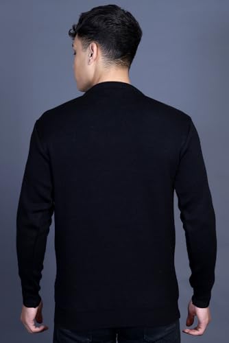 Image of GODFREY Full Sleeve Woolen Sweater for Man Winter Wear - Round Neck Pullover Regular Fit