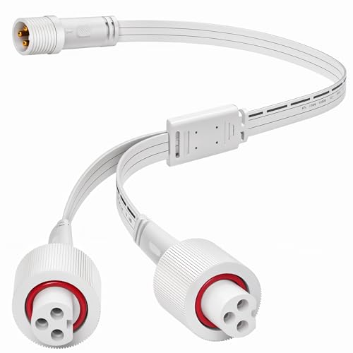 Xvolt Y Splitter Outdoor Lights - 1 Male to 2 Female 3 Pin Kit