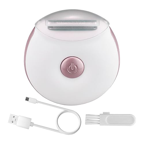 Depiladora Eléctrica para Mujeres - Depiladora Corporal Recargable USB y Recortadora,Sin Cable Impermeable para Viaje y Eventos