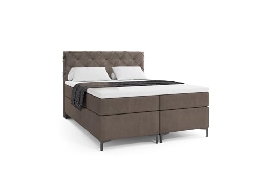 VLR BEDS Boxspringbett mit Bettkasten Sevilla Plus (Braun, 140 x 200 cm) VLR BEDS Boxspringbett mit Bettkasten Sevilla Plus (Braun, 140 x 200 cm)