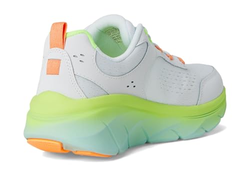 Image of Skechers Womens D'lux Walker 2.0 Neon Sites | Walking Shoes