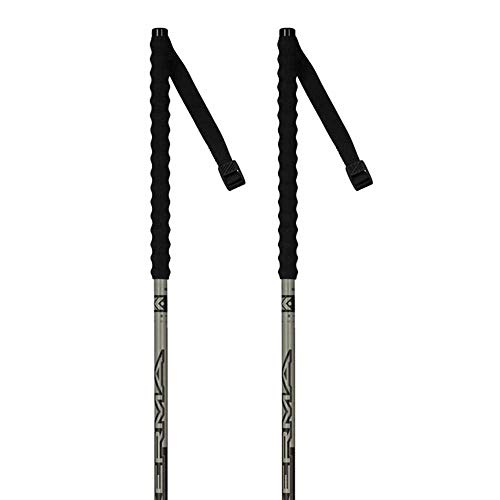 Bâtons de ski Kerma Cham 10 Homme noir 110 cm matériel ski alpin et équipement neige