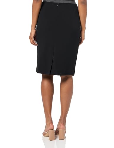 Kasper Women's Stretch Crepe Knee Length Pencil Skirt3