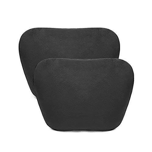 Baceyong 2 x cuscino morbido per collo da viaggio, testa a collo, supporto per cuscino, poggiatesta, poggiatesta e cuscino cervicale in peluche invernale